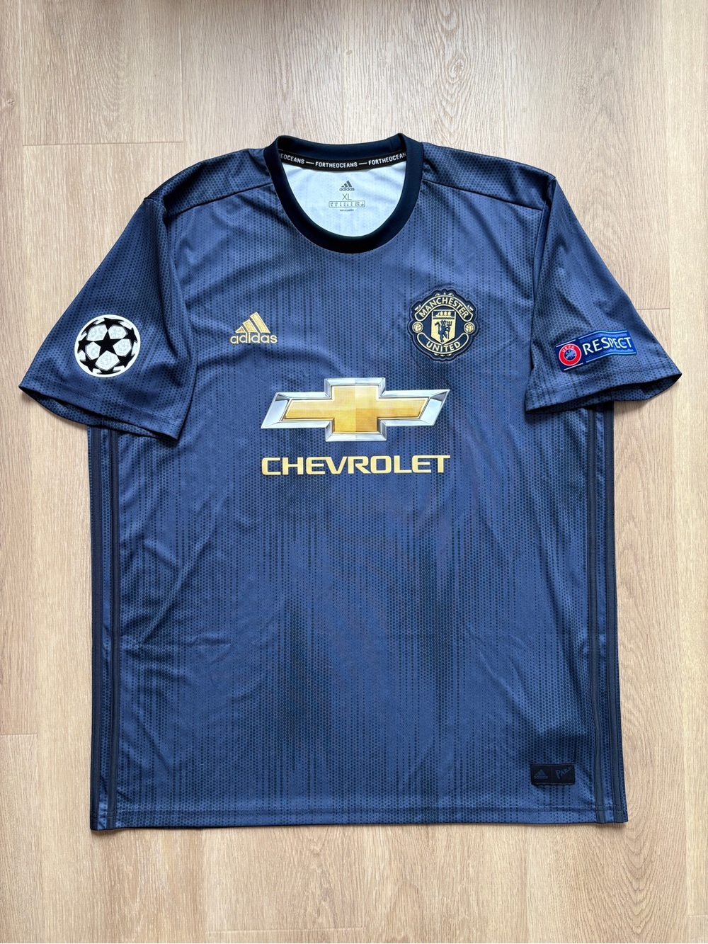 Manchester United 2018/2019 Champions League Third Soccer Jersey -MARTIAL